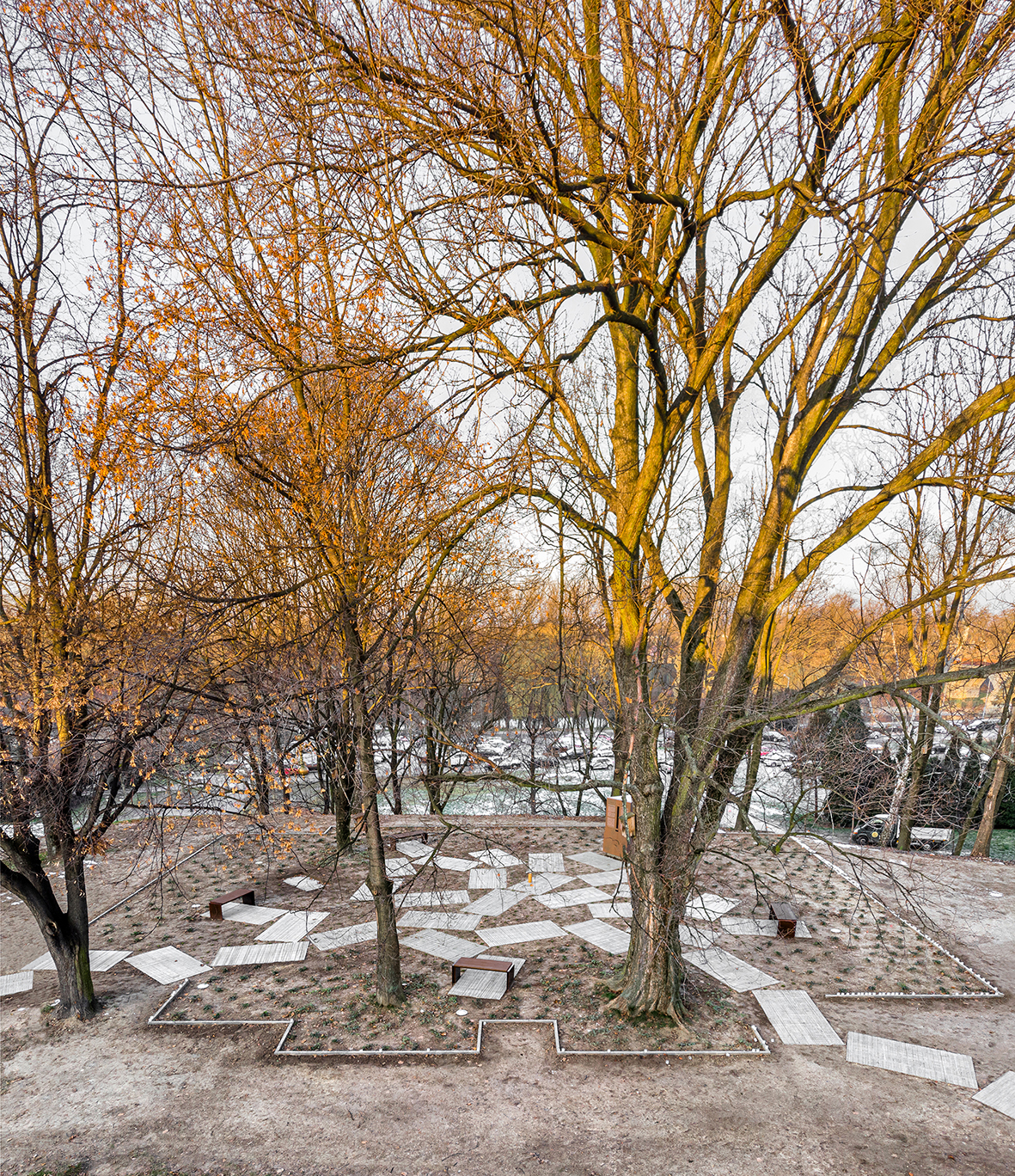 Park Pamięci Wielkiej Synagogi w Oświęcimiu